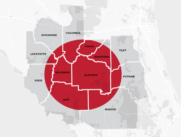 Where We Build map