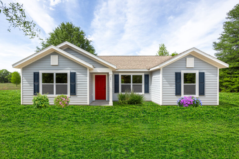 Entry way to home built by Red Door Homes fl