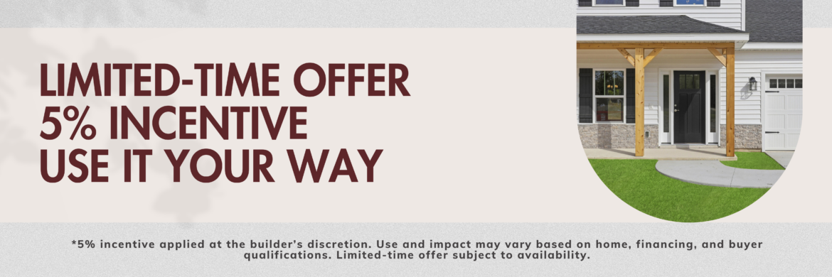 Limited-Time Offer 5% Incentive Use It Your Way